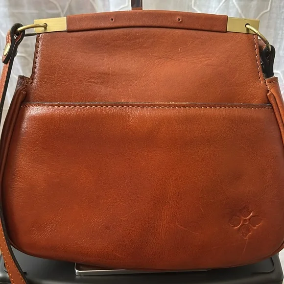 Patricia Nash Veneto Leather Crossbody with Tooled Front Flap Design - Picture 11 of 16